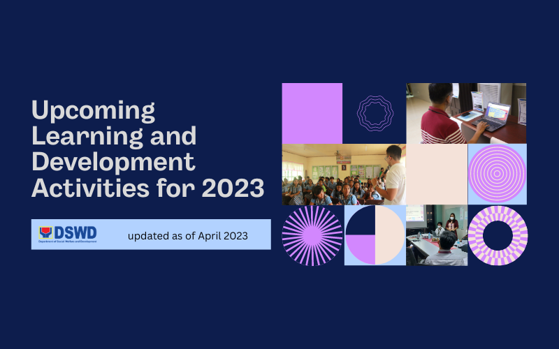 Upcoming Learning and Development Activities for 2023