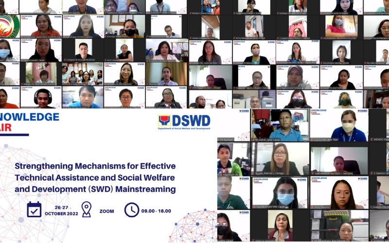 2022 DSWD Knowledge Fair Group Photo of Participants