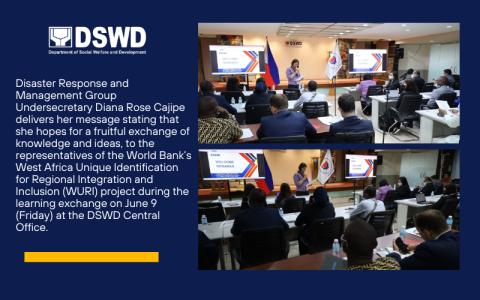 DSWD, World Bank exchange info on use of digital ID for social services