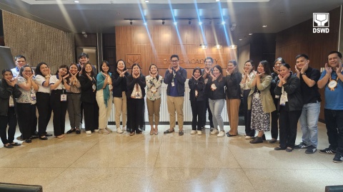 DSWD ACADEMY headed by Atty. Justin Caesar Anthony D. Batocabe (Center) with the DOLE Regional Office XI participants on a facility day tour.